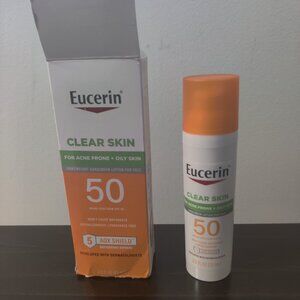 Eucerin Clear Skin Lightweight Sunscreen 50 spf 2.5 fl oz